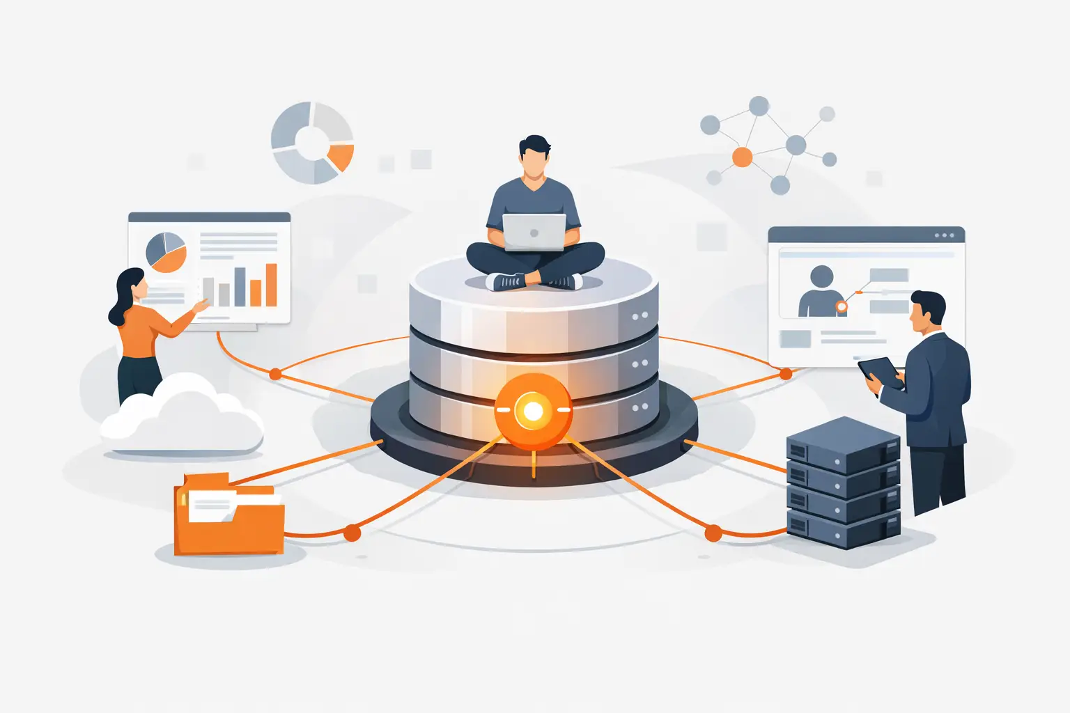 Como centralizar dados empresariais sem travar