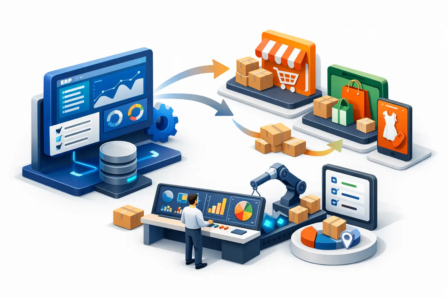 Integração ERP marketplaces sem perder controle