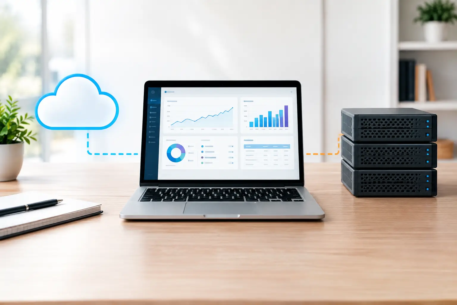 ERP nuvem versus local para crescer com controle