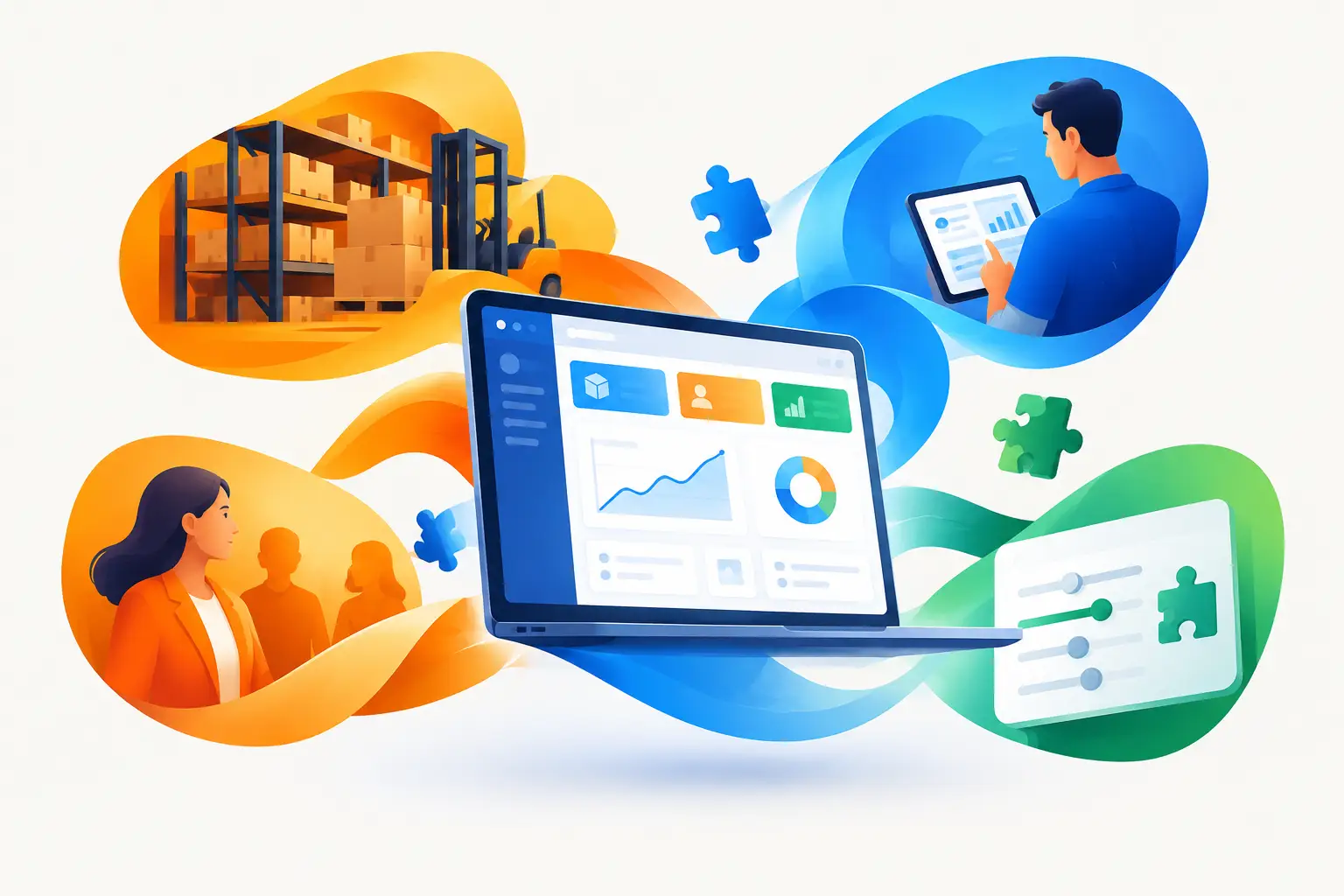 Como um ERP personalizável acompanha seu negócio