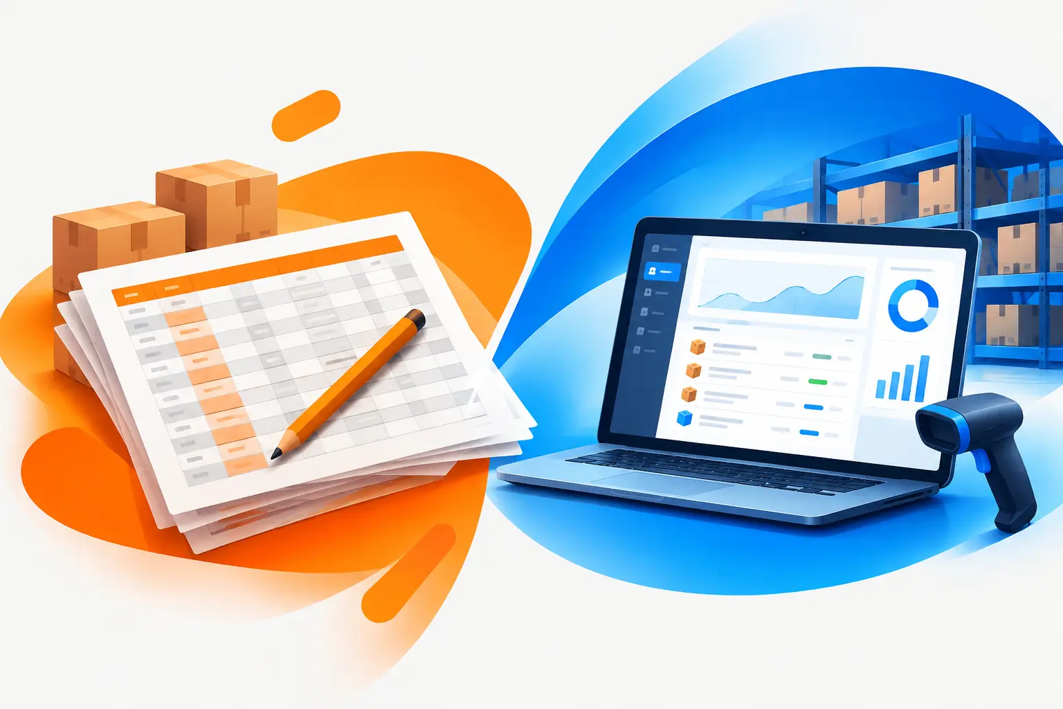 Controle de estoque versus planilhas na empresa